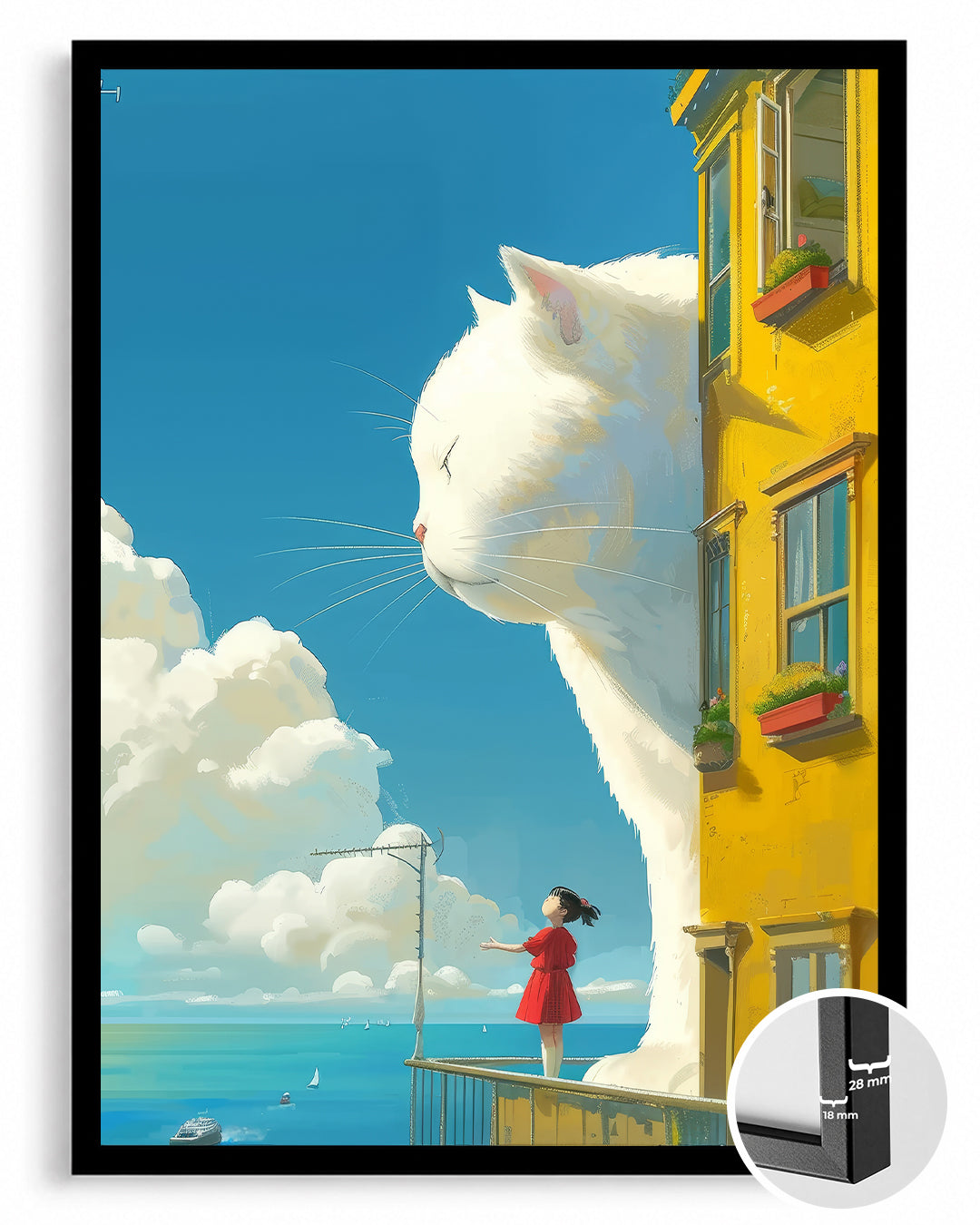Cat View Poster Tablosu