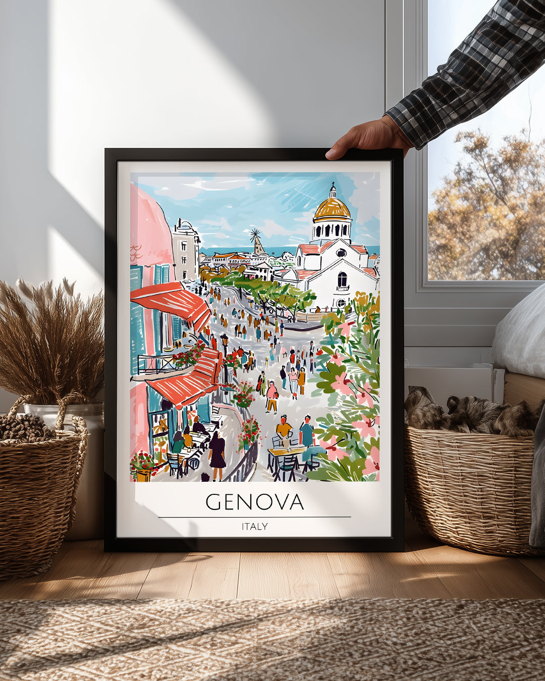 Cenova İtalya Poster Tablosu