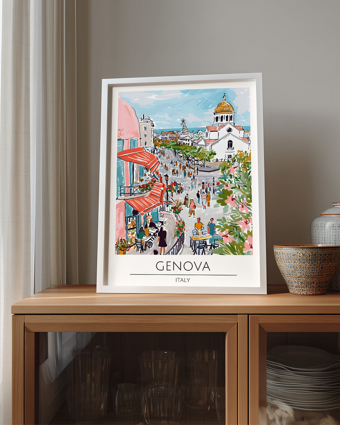 Cenova İtalya Poster Tablosu