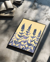 Champ Bleu Poster Tablosu