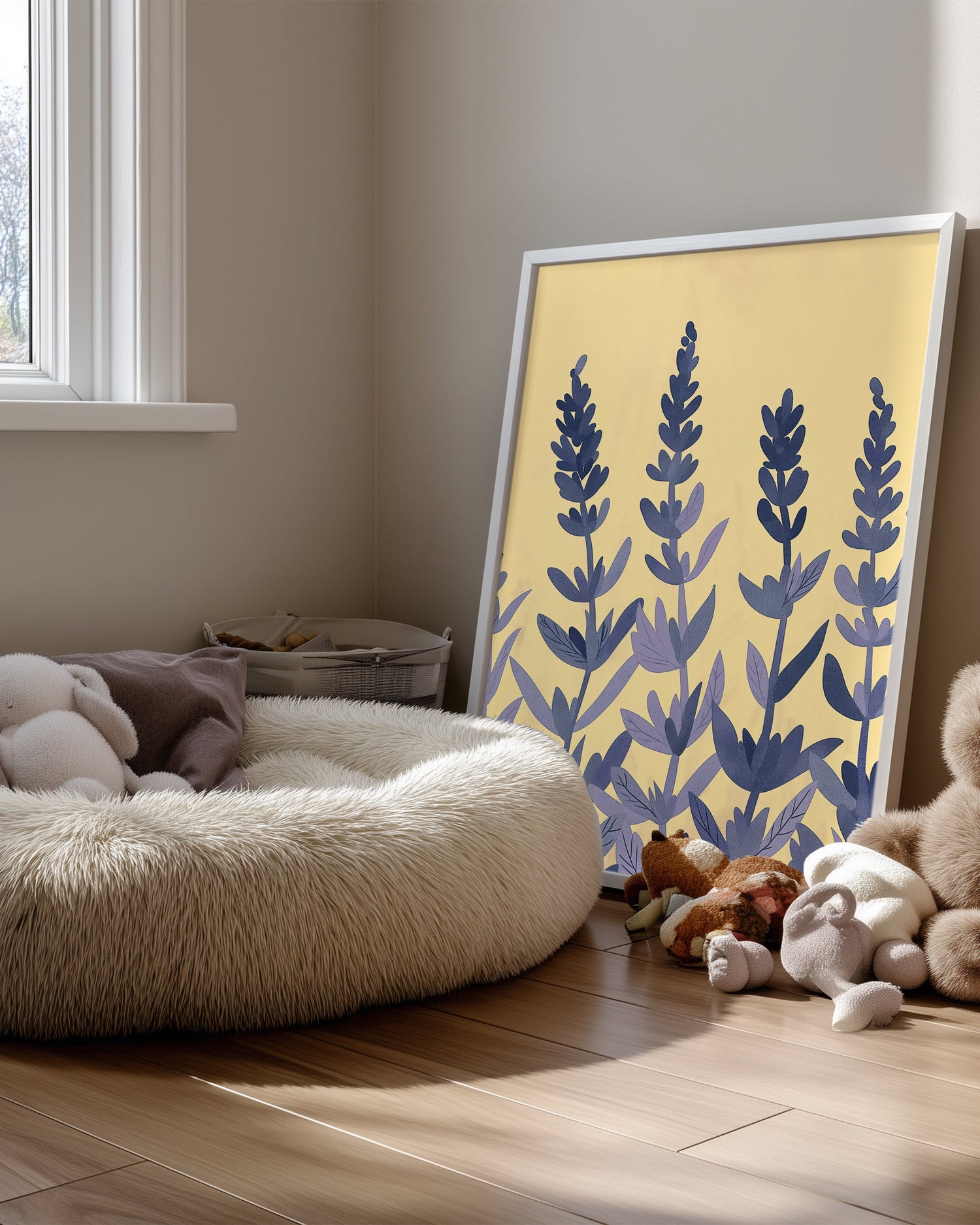 Champ Bleu Poster Tablosu