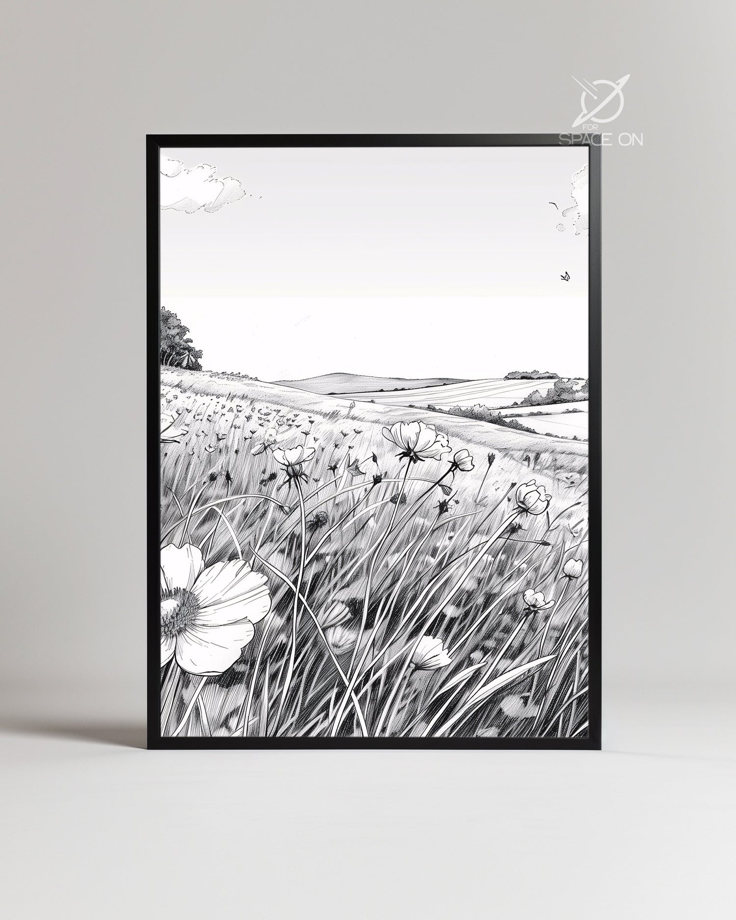 Champ Encre Poster Tablosu