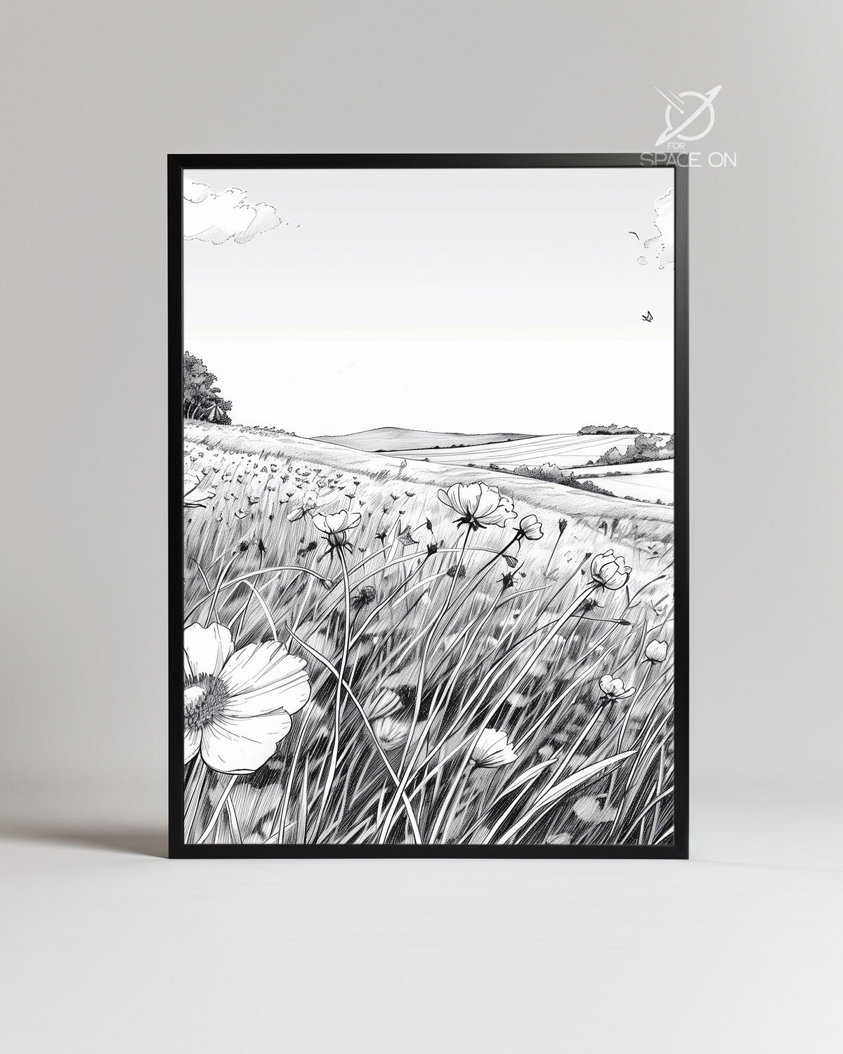 Champ Encre Poster Tablosu