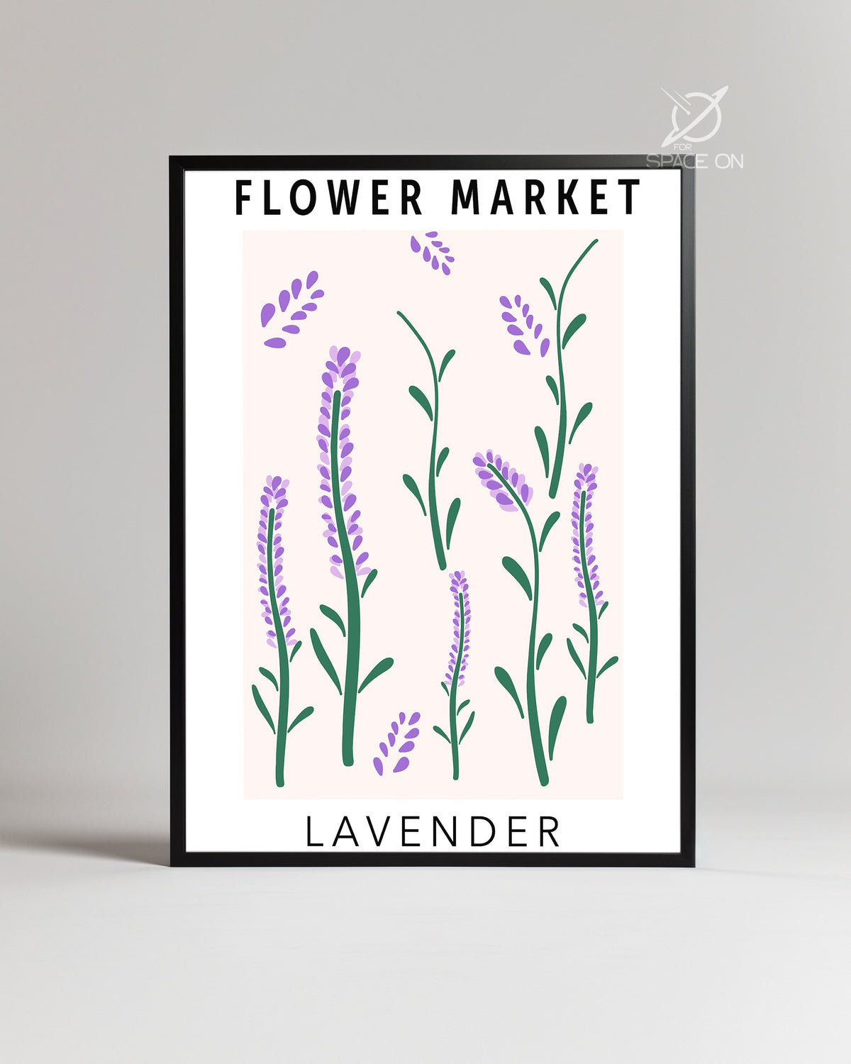 Champ Lavande Poster Tablosu