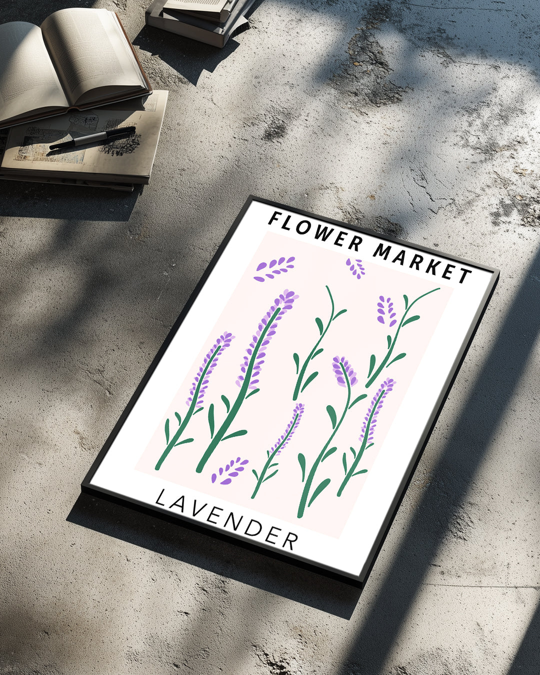 Champ Lavande Poster Tablosu