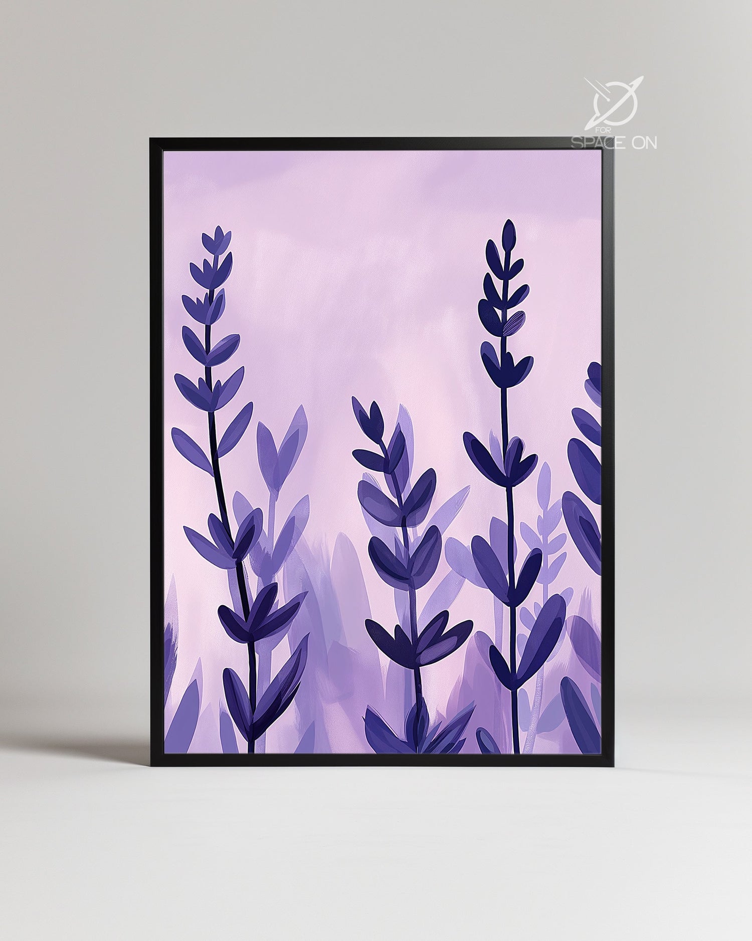 Champs Mauves Poster Tablosu