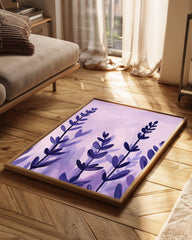 Champs Mauves Poster Tablosu