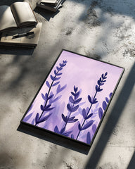 Champs Mauves Poster Tablosu