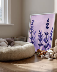 Champs Mauves Poster Tablosu