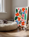 Chaos Floral Poster Tablosu