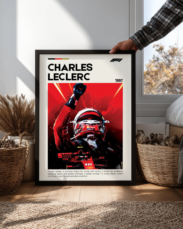 Charles Leclerc 16 Poster Tablosu