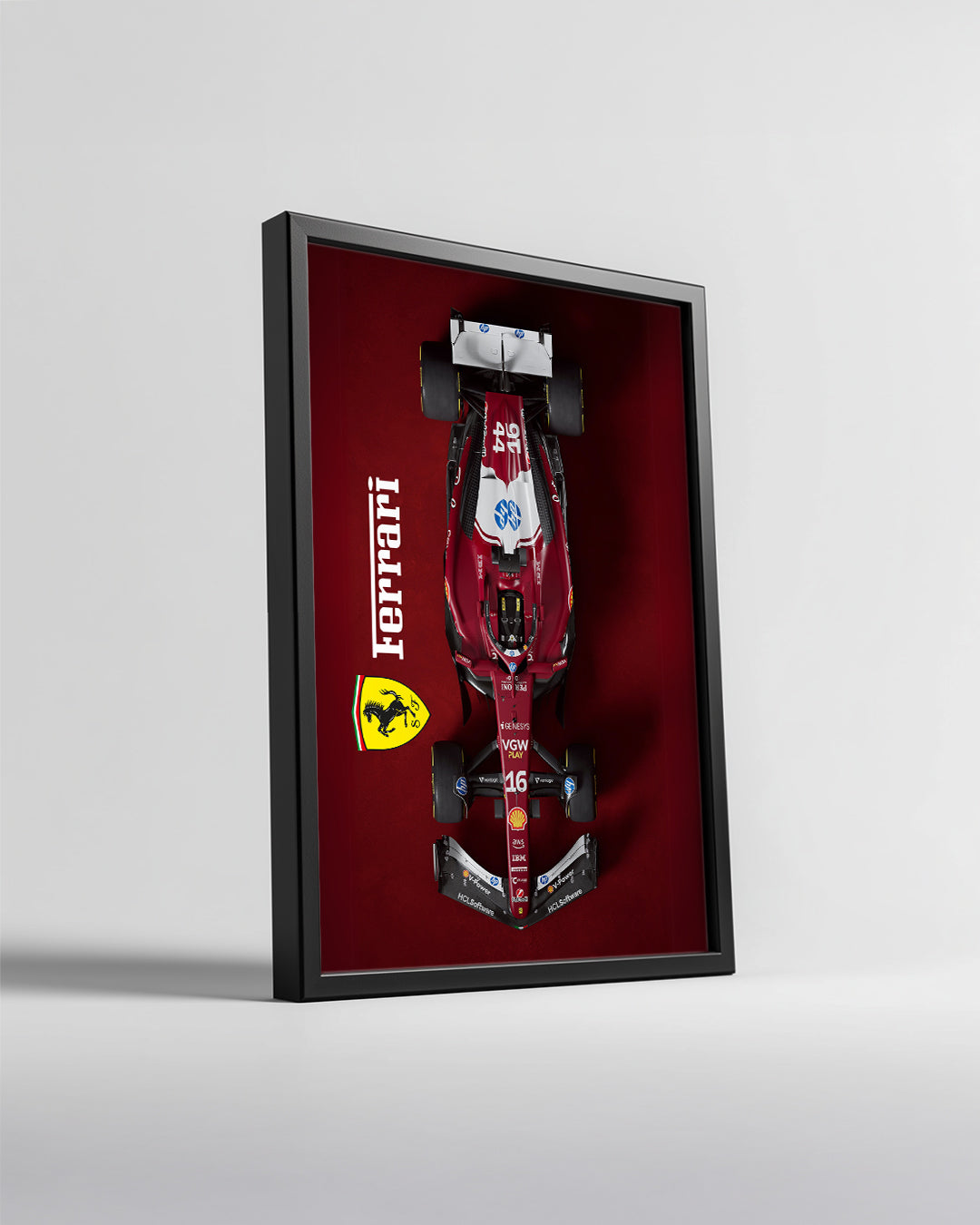 Charles Leclerc 16 Porsche Poster Tablosu