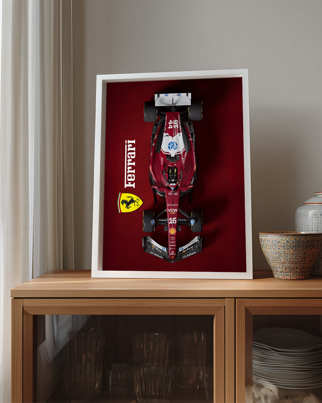 Charles Leclerc 16 Porsche Poster Tablosu