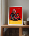 Charles Leclerc 16 Speed King Poster Tablosu