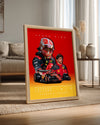 Charles Leclerc 16 Speed King Poster Tablosu
