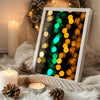 Cheerful Snowman Portrait Poster Tablosu