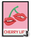 Cherry Lips Poster Tablosu