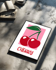 Cherry Pop Poster Tablosu