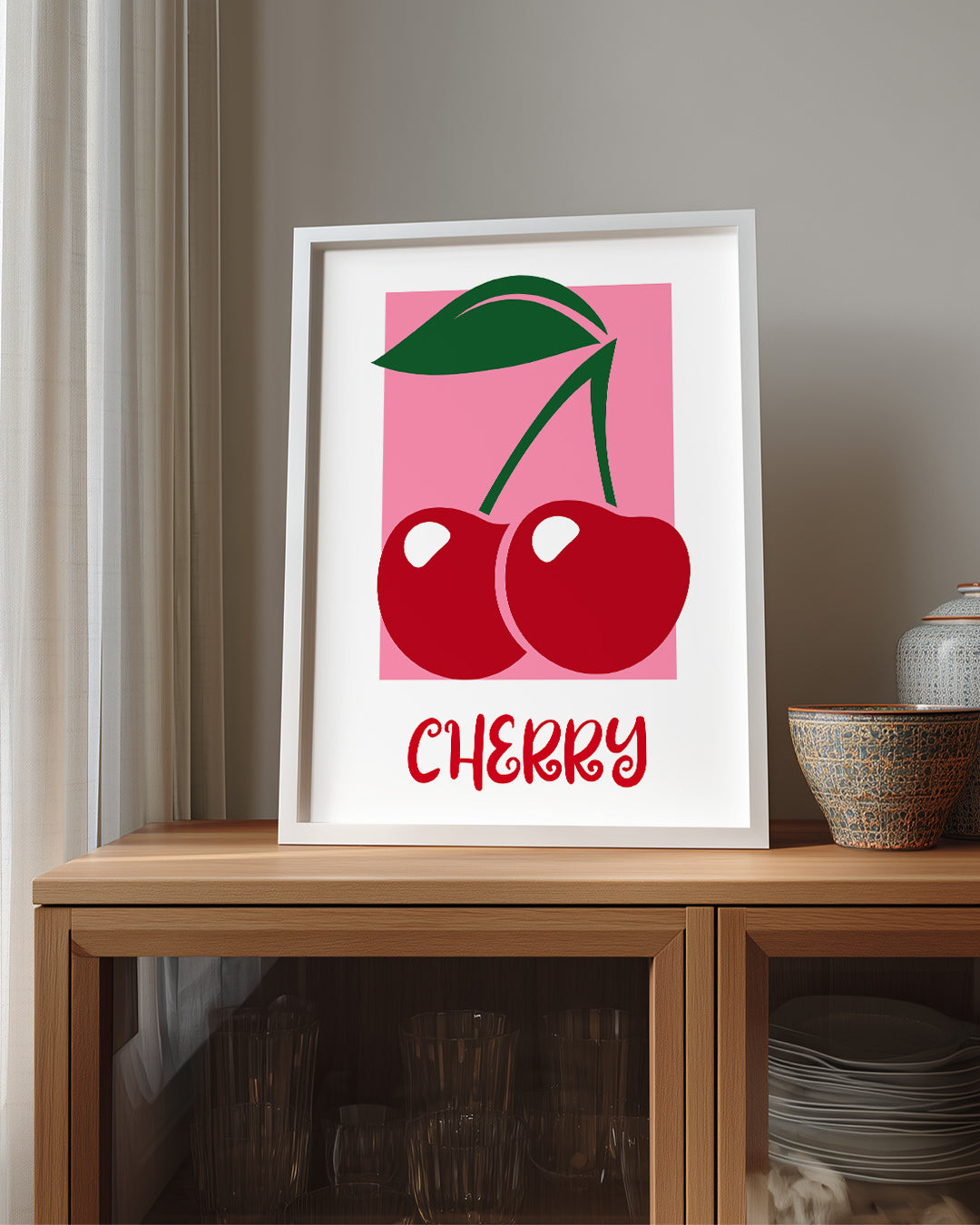 Cherry Pop Poster Tablosu