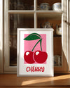 Cherry Pop Poster Tablosu