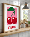 Cherry Pop Poster Tablosu