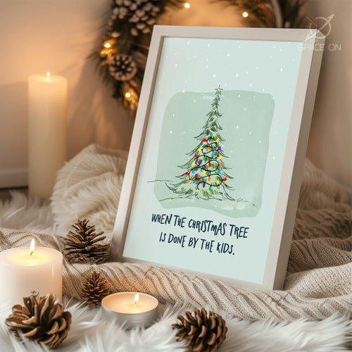 Chestnuts Roasting Quote Poster Tablosu