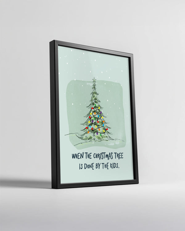 Chestnuts Roasting Quote Poster Tablosu