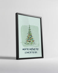 Chestnuts Roasting Quote Poster Tablosu