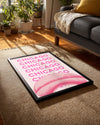 Chicago Yansıması - Pembe Tonlar Poster Tablosu