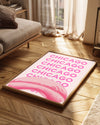 Chicago Yansıması - Pembe Tonlar Poster Tablosu