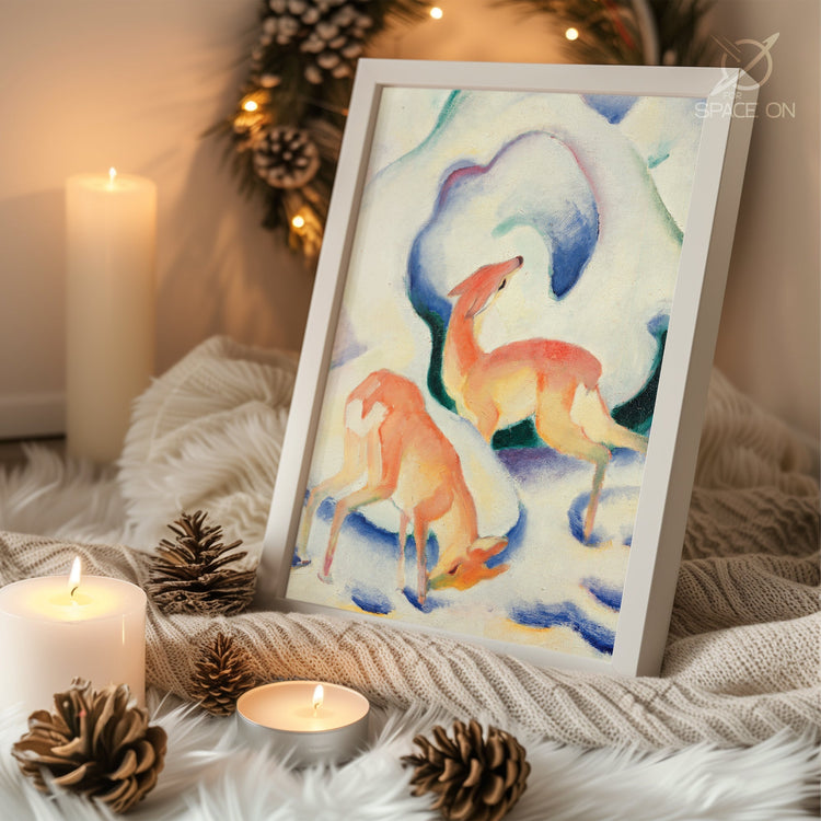 Chickadee Winter Poster Tablosu