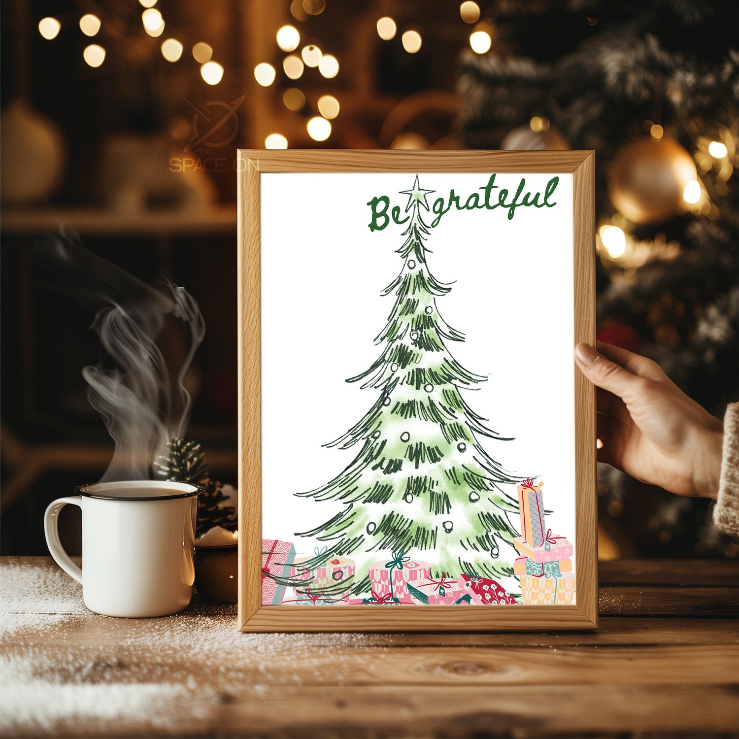 Christmas Blessings Art Poster Tablosu