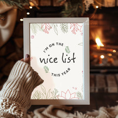 Christmas Cat Portrait Poster Tablosu