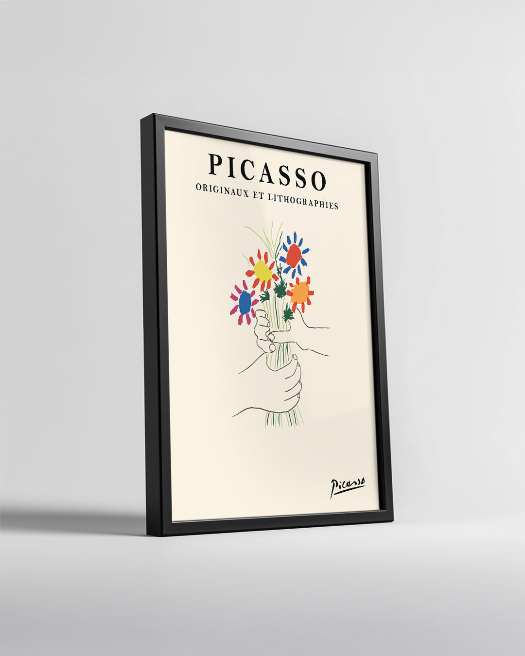 Çiçekler - Pablo Picasso Poster Tablosu