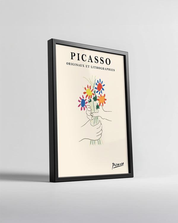 Çiçekler - Pablo Picasso Poster Tablosu