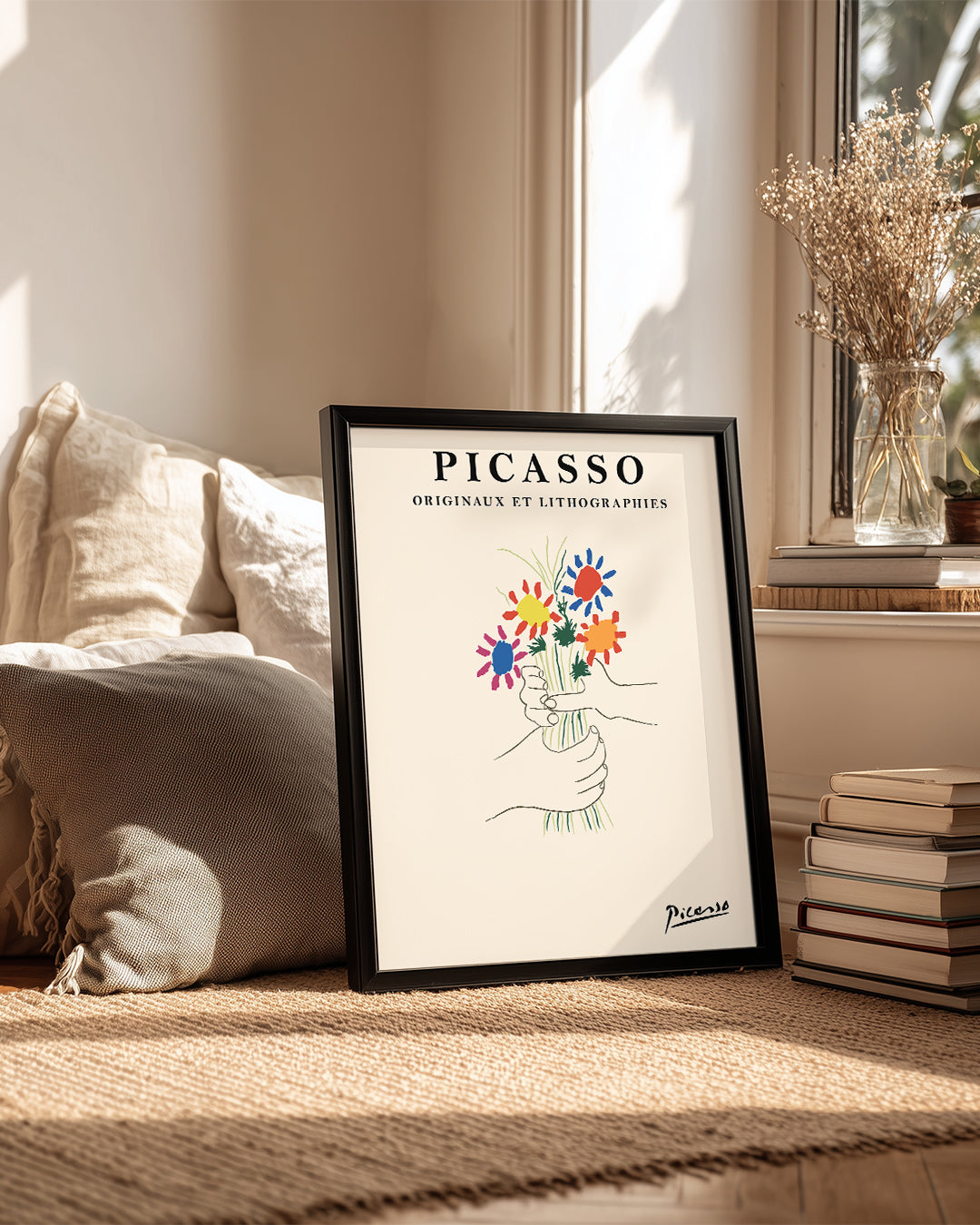 Çiçekler - Pablo Picasso Poster Tablosu