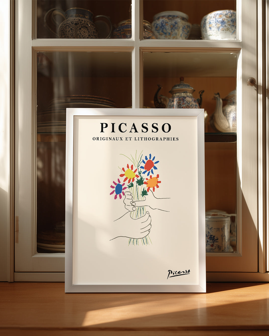 Çiçekler - Pablo Picasso Poster Tablosu