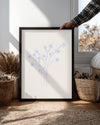 Çiçekli Dal - Minimalist Çizim Poster Tablosu