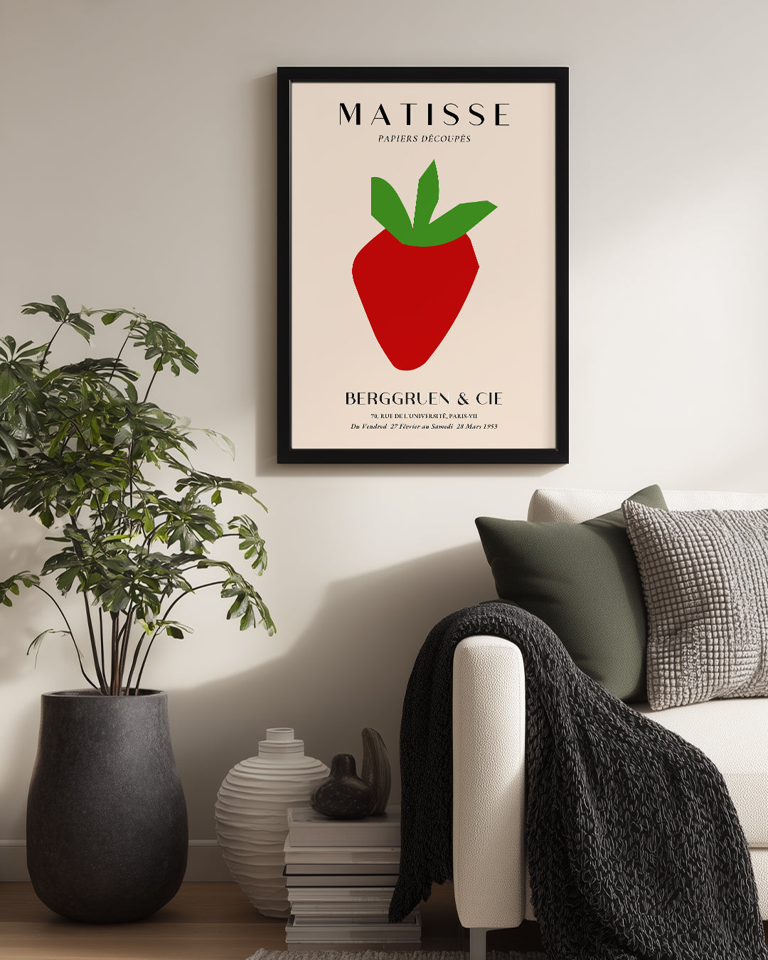 Çilek - Henri Matisse - 1953 Poster Tablosu