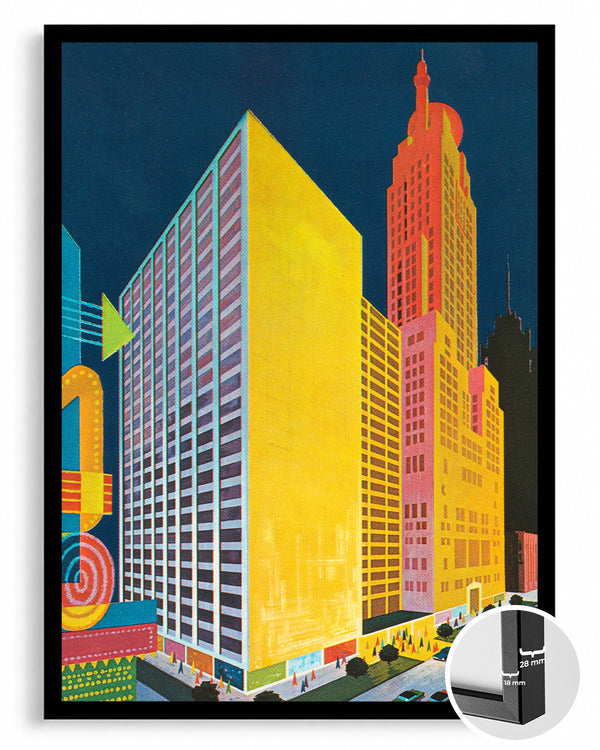 City Pop Poster Tablosu