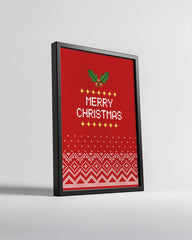 City Snowman Scene Poster Tablosu