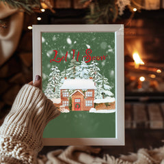 Classic Santa Portrait Poster Tablosu