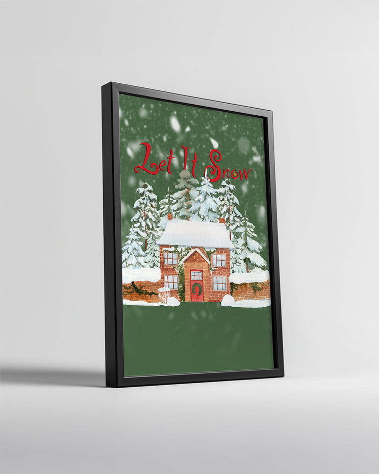 Classic Santa Portrait Poster Tablosu