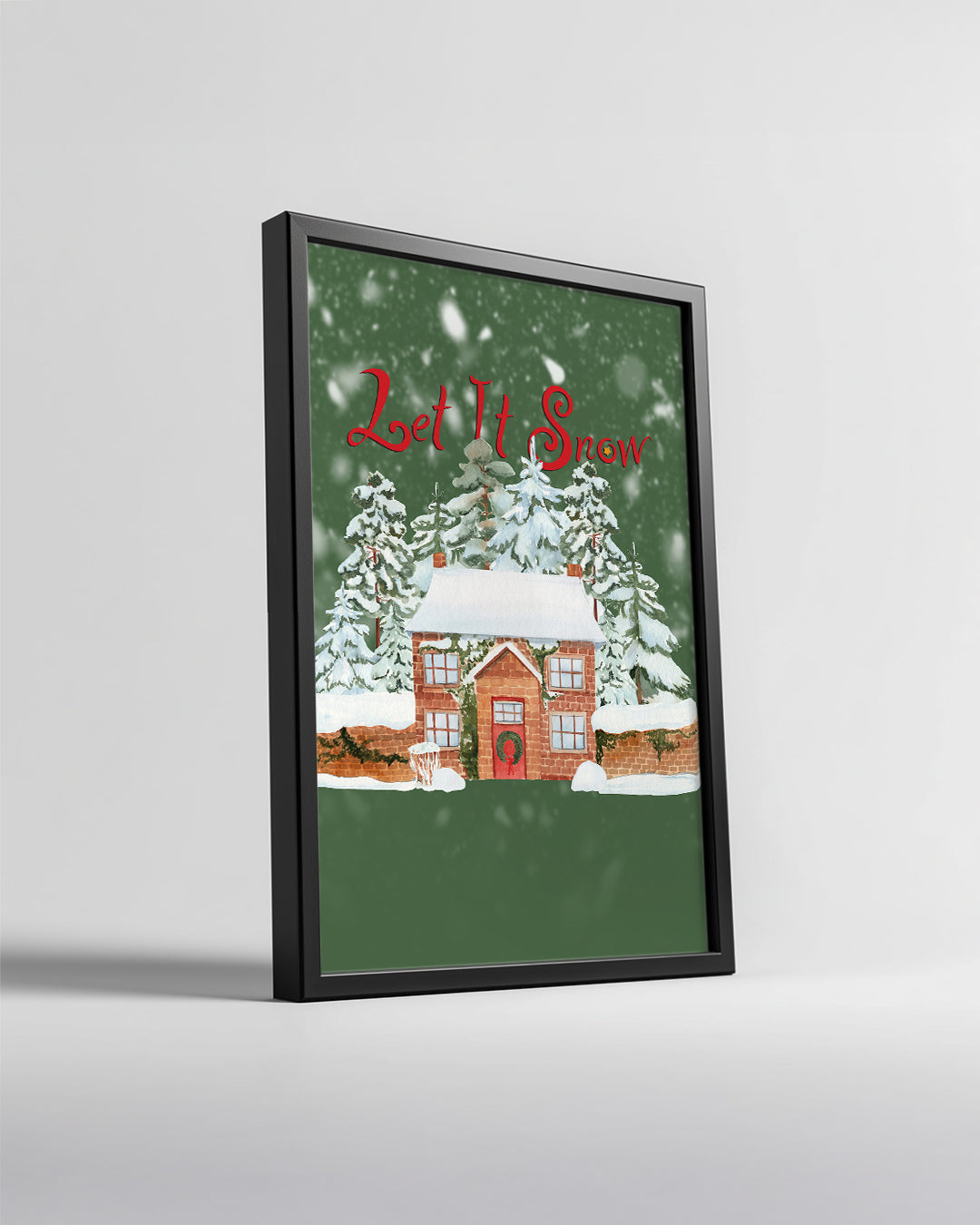 Classic Santa Portrait Poster Tablosu