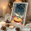 Classic Snowman Winter Poster Tablosu