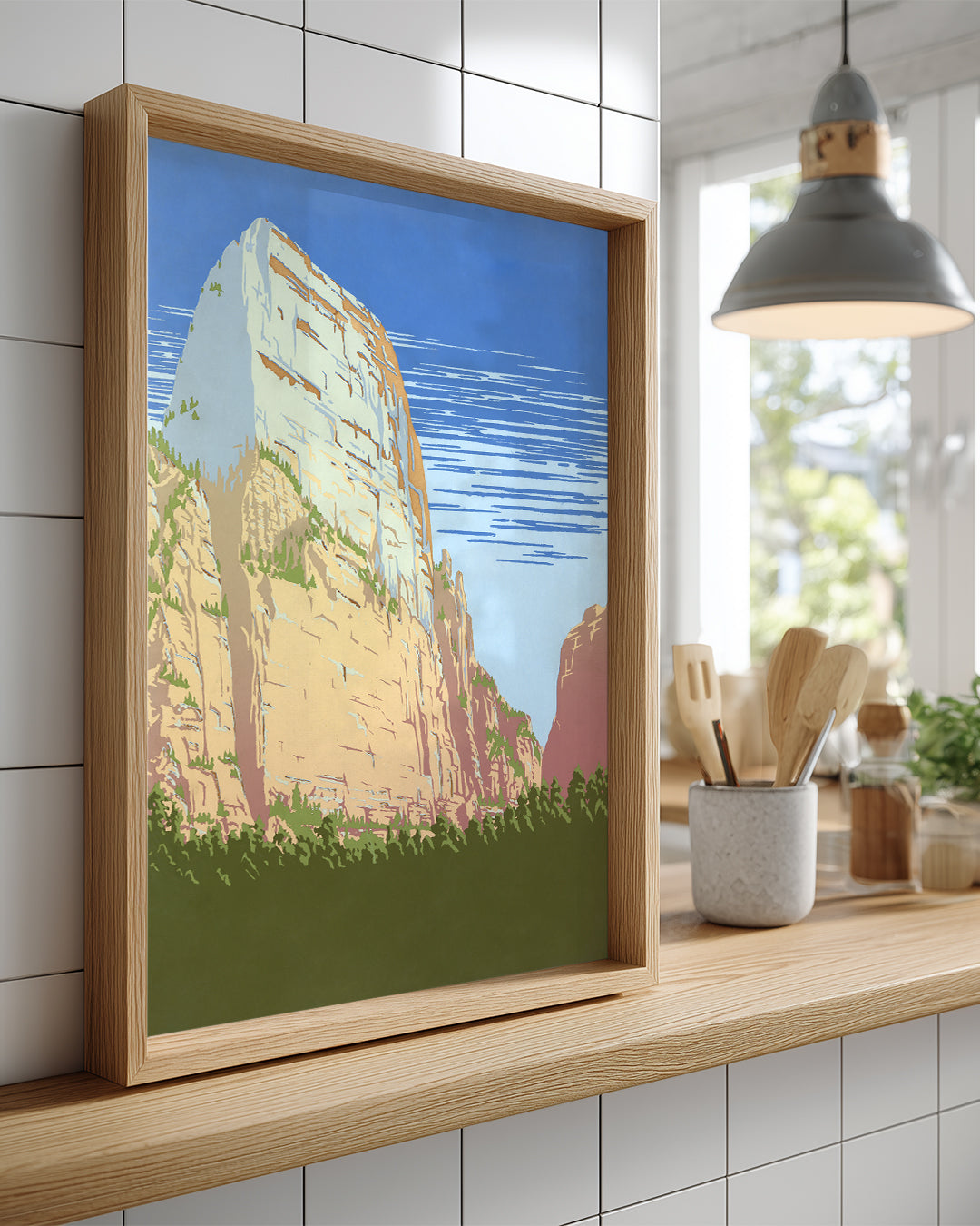 Cliff Peak Poster Tablosu