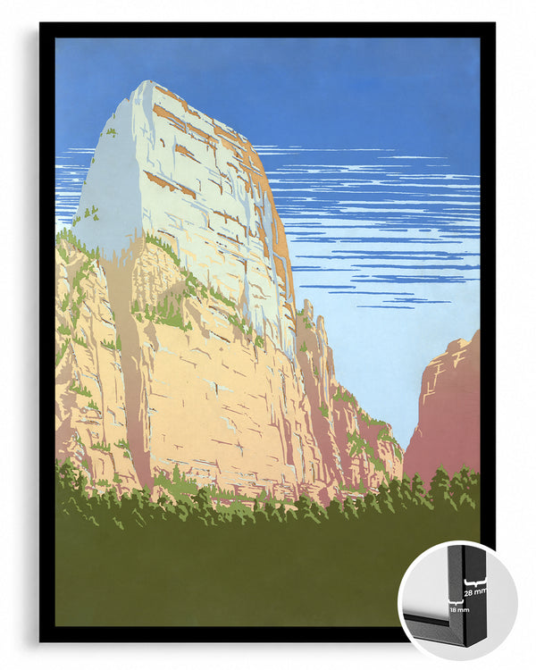 Cliff Peak Poster Tablosu