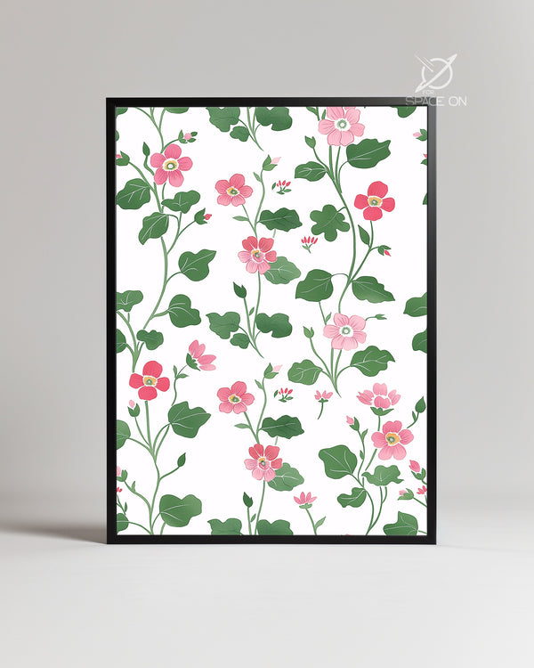 Climbing Pink Poster Tablosu