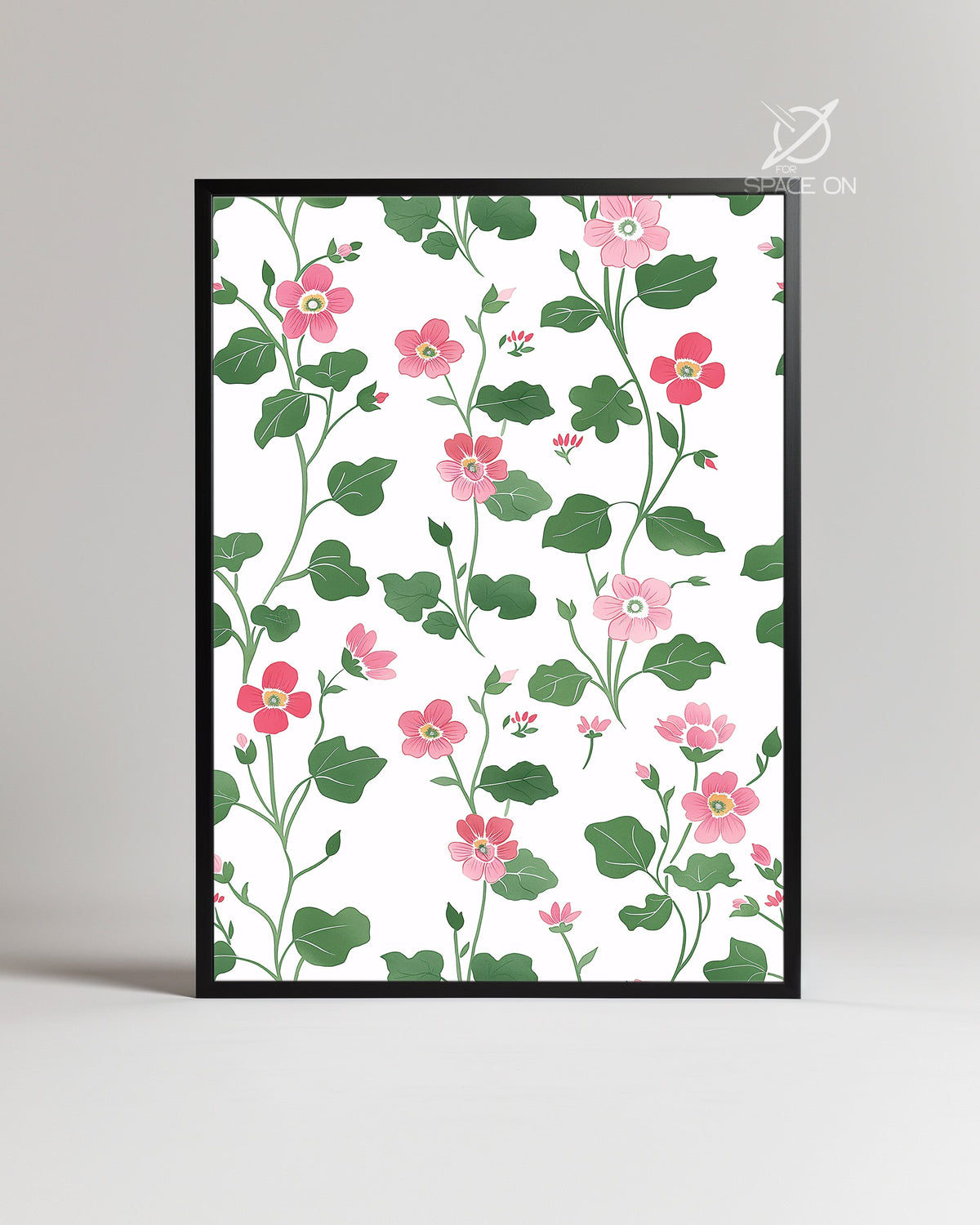 Climbing Pink Poster Tablosu