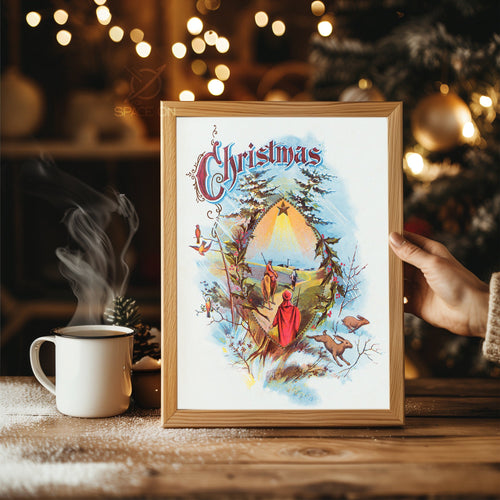 Coca Cola Santa Style Poster Tablosu